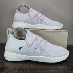 NEW Vessi Cityscape Classic Womens Size 8 Lace Up Waterproof Shoes Birch White